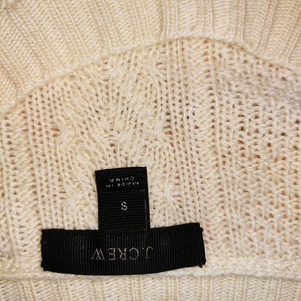 J. Crew Wool Blend Ivory Sweater S